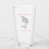 Gevist: De enige keer dat het... - Vissen Beer Glas (Achterkant)