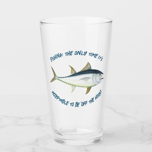 Gevist: De enige keer dat het... - Vissen Beer Glas (Voorkant)