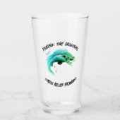 Gevist: De originele stress... - Vissen Beer Glas (Voorkant)