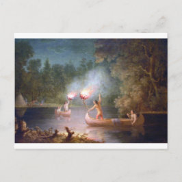 Gevist door Torchlight. Briefkaart