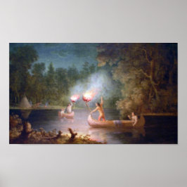 Gevist door Torchlight. Poster