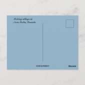 Gevist dorp in Nova Scotia Briefkaart (Achterkant)