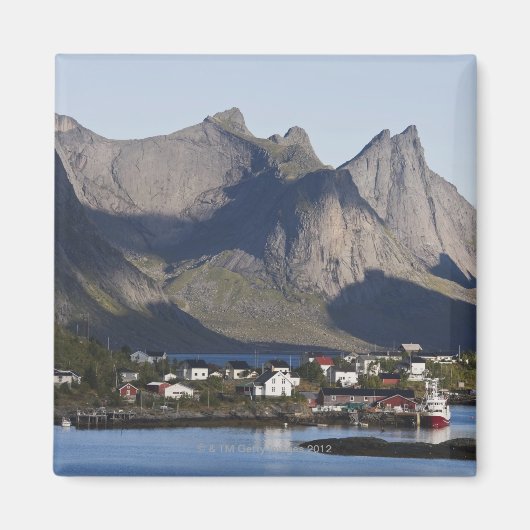 Gevist dorp Reine, eiland Moskenesoy, Magneet (Voorkant)