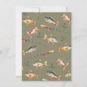 Gevist Duck Clothesline Verjaardagsfeest Kaart (Achterkant)