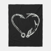 Gevist en gejaagd jager Antler Elk Deer Fleece Deken (Voorkant)