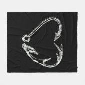 Gevist en gejaagd jager Antler Elk Deer Fleece Deken (Voorkant (Horizontaal))