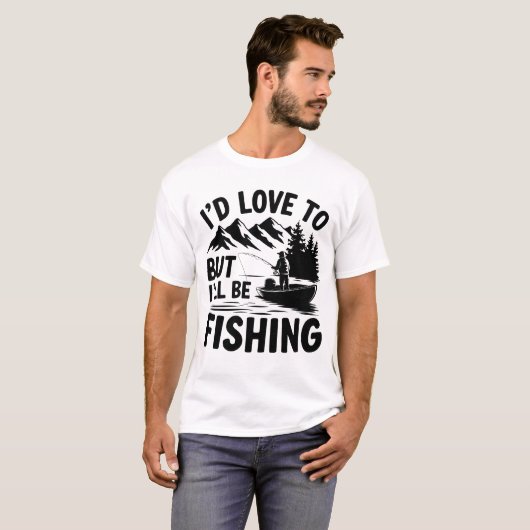 Gevist Excuse Outdoor Humor T-shirt (Voorkant volledig)