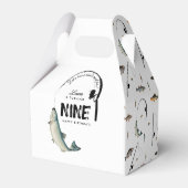 Gevist Fish Theme Reel Fun Kids Verjaardagsfeest Bedankdoosjes (Voorkant Zijde)