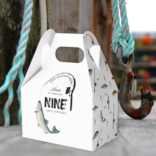 Gevist Fish Theme Reel Fun Kids Verjaardagsfeest Bedankdoosjes