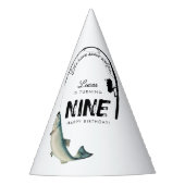 Gevist Fish Theme Reel Fun Kids Verjaardagsfeest Feesthoedjes (Voorkant)