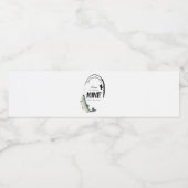 Gevist Fish Theme Reel Fun Kids Verjaardagsfeest Waterfles Etiket (Enkel label)