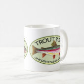 Gevist forel koffiemok (Voorkant rechts)