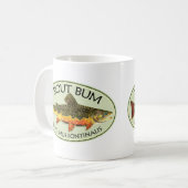 Gevist forel koffiemok (Voorkant links)