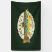 Gevist forel spandoek (Verticaal)