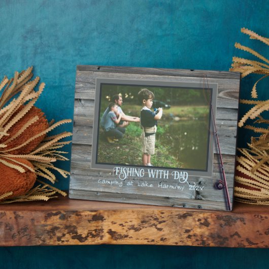 Gevist Foto Keepsake Wood Look Lijst Fotoplaat (Zijkant)