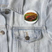  Gevist gear Cigar Label Art, Zee Robin Ronde Button 5,7 Cm (In situ)