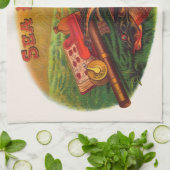  Gevist gear Cigar Label Art, Zee Robin Theedoek (Gevouwen)