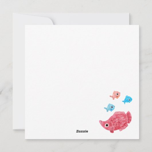 Gevist Gelukkige Vaderdag Feestdagenkaart (Achterkant)