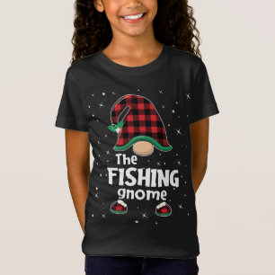 Gevist Gnome Buffalo Plaid Bijpassende Kerstmis Pa T-shirt