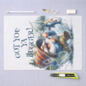 Gevist GNOME Decoupage Personaliseer tekst Tissuepapier (Craft)
