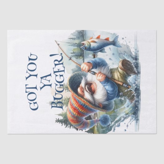 Gevist GNOME Decoupage Personaliseer tekst Tissuepapier (Voorkant)