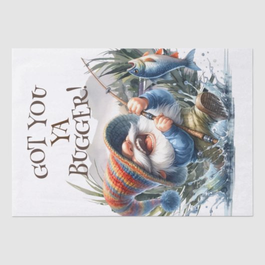 Gevist GNOME Decoupage Personaliseer tekst Tissuepapier (Voorkant)