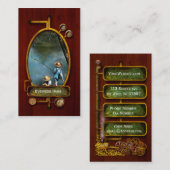 Gevist - Gone Fishin' - 1940 Visitekaartje (Voorkant / Achterkant)