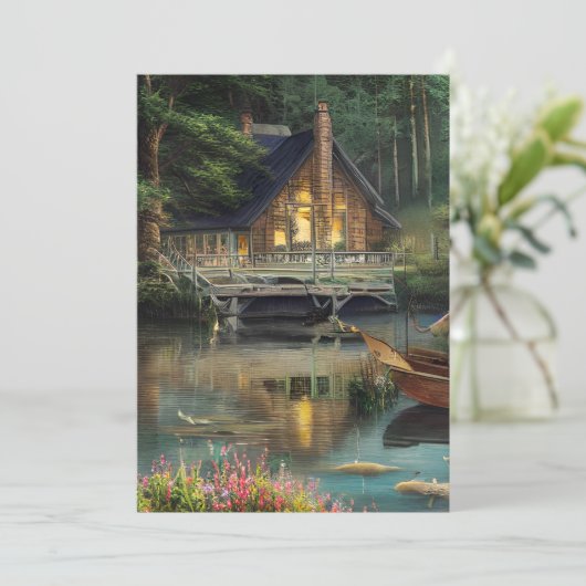 Gevist grafisch kaart (Staand voorkant)