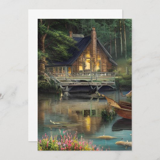 Gevist grafisch kaart (Voorkant / Achterkant)