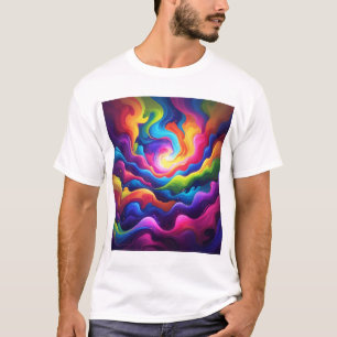 Gevist grafisch T-shirt Retro visliefhebber