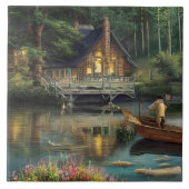 Gevist grafisch tegeltje (Voorkant)