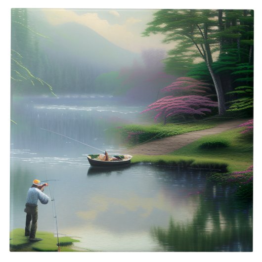 Gevist grafisch tegeltje (Voorkant)