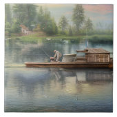 Gevist grafisch tegeltje (Voorkant)