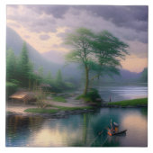 Gevist grafisch tegeltje (Voorkant)