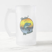 Gevist grote bek Vist Shirten Matglas Bierpul (Links)