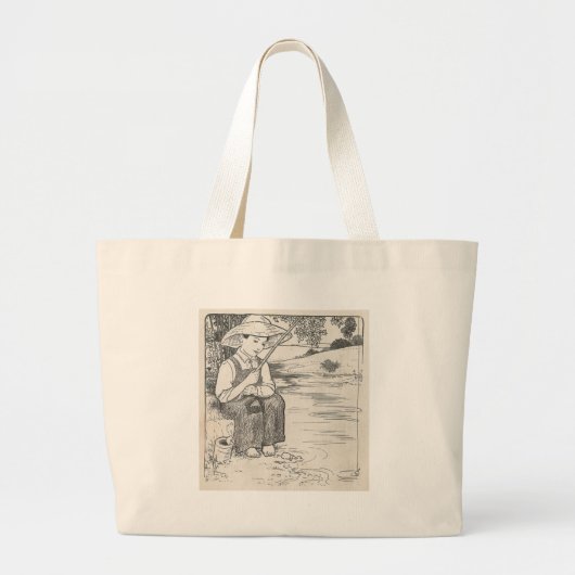 Gevist Grote Tote Bag (Voorkant)