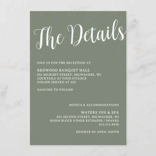 Gevist Haak Trouwringen Details Behuizing Kaart (Voorkant)