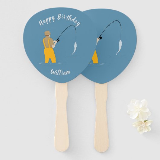 Gevist Handwaaier (Voorkant en achterkant)