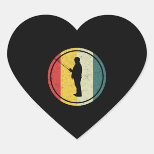 Gevist hengelaars vissen sport hart sticker