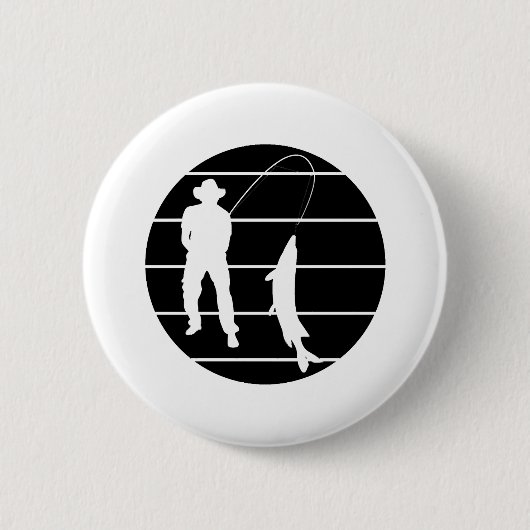 Gevist hengeltoernooi ronde button 5,7 cm (Voorkant)