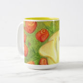 Gevist hond en kat (close-up) / Mok (Voorkant links)