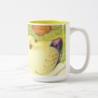Gevist hond en kat (close-up) / Mok