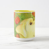 Gevist hond en kat (close-up) / Mok (Center)