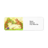 Gevist Hond en Kat / Retouradreslabels Etiket (Voorkant)