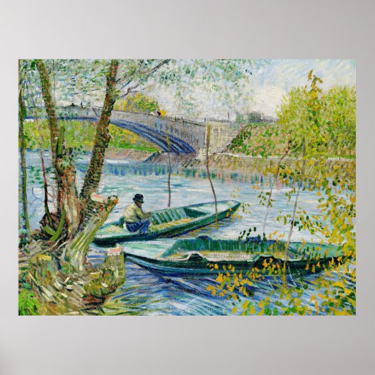 Gevist in de lente door Vincent van Gogh Poster (Voorkant)