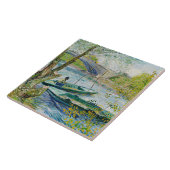 Gevist in de lente door Vincent van Gogh Tegeltje (Zijkant)