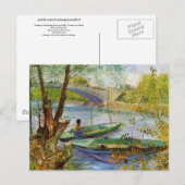 Gevist in de lente, Vincent van Gogh (F354) Briefkaart (Voorkant / Achterkant)