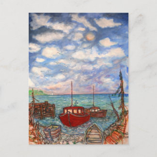 Gevist in de Maritimes Briefkaart
