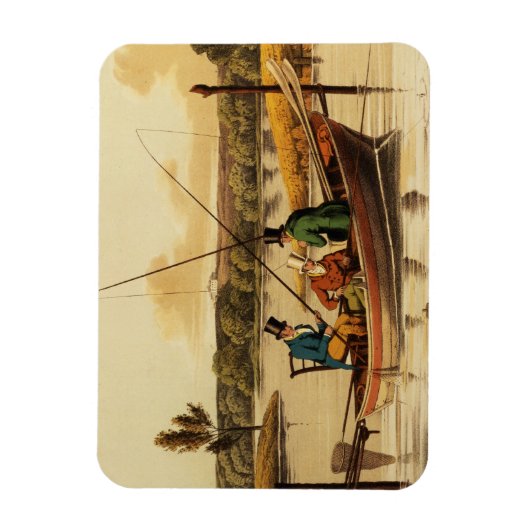 Gevist in een door I. Clark, café door Magneet (Verticaal)