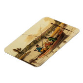 Gevist in een door I. Clark, café door Magneet (Linkerzijde)